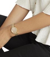 Montre femme Pierre Cardin avec cadran simple, montre à quartz analogique avec bracelet en acier inoxydable, 3ATM 27mm CPI.25, noir/or ou or