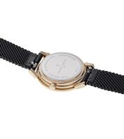 Montre femme Pierre Cardin avec cadran simple, montre à quartz analogique avec bracelet en acier inoxydable, 3ATM 27mm CPI.25, noir/or ou or