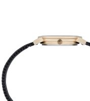 Montre femme Pierre Cardin avec cadran simple, montre à quartz analogique avec bracelet en acier inoxydable, 3ATM 27mm CPI.25, noir/or ou or