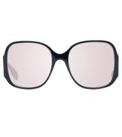 adidas Women's Sunglasses, Modern Glasses with Mirrored Lenses, Square Glasses, Filter Category 3, Vacation Glasses, EX4823 Black/White