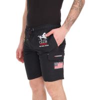 GEOGRAPHICAL NORWAY Pantaloncini da bagno da uomo Quoyal con stampa e accenti colorati, eleganti pantaloncini da bagno 001 Nero GEOGRAPHICAL NORWAY Pantaloncini da bagno da uomo Quoyal con stampa e accenti colorati, eleganti pantaloncini da bagno 001 Nero