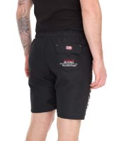 GEOGRAPHICAL NORWAY Pantaloncini da bagno da uomo Quoyal con stampa e accenti colorati, eleganti pantaloncini da bagno 001 Nero GEOGRAPHICAL NORWAY Pantaloncini da bagno da uomo Quoyal con stampa e accenti colorati, eleganti pantaloncini da bagno 001 Nero