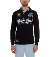 GEOGRAPHICAL NORWAY Kipawa Herren Polo-Shirt mit Knopfleiste Langarm-Shirt Baumwoll-Shirt Schwarz, Türkis oder Navy GEOGRAPHICAL NORWAY Kipawa Herren Polo-Shirt mit Knopfleiste Langarm-Shirt Baumwoll-Shirt Schwarz, Türkis oder Navy