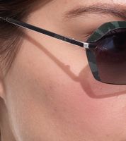 occhiali da sole da donna adidas occhiali da spiaggia con lenti rettangolari filtro categoria 2 occhiali da vacanza EW3512 grigio/verde