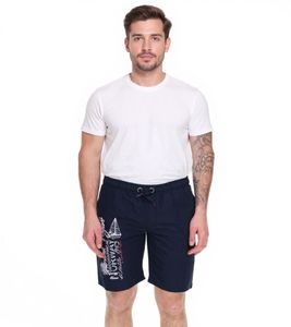 GEOGRAPHICAL NORWAY Quara Costume da bagno da uomo con logo stampato Pantaloncini da bagno con tasche Pantaloncini da bagno 001 Blu navy GEOGRAPHICAL NORWAY Quara Costume da bagno da uomo con logo stampato Pantaloncini da bagno con tasche Pantaloncini da bagno 001 Blu navy