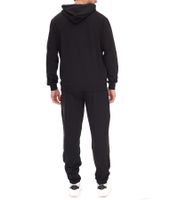 Survêtement classique pour homme LOTTO avec détails de marque, combinaison de sport en coton, survêtement de jogging MJOV10001NET, noir Survêtement classique pour homme LOTTO avec détails de marque, combinaison de sport en coton, survêtement de jogging MJOV10001NET, noir