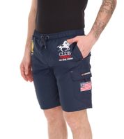 Maillot de bain homme Geographical Norway avec logo imprimé et poches. Short de bain 001 bleu marine. Maillot de bain homme Geographical Norway avec logo imprimé et poches. Short de bain 001 bleu marine.