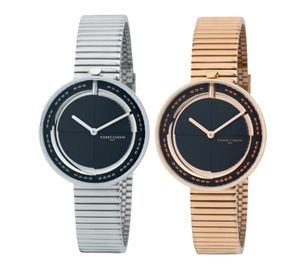 Pierre Cardin Women's Watch with a Timeless Dial, Analog Quartz Watch with a Stainless Steel Bracelet, 3 ATM, 32 mm CMA.00 Silver/Black/Gold/Rose Gold