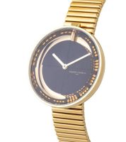 Orologio da donna Pierre Cardin con quadrante senza tempo, orologio analogico al quarzo con bracciale in acciaio inossidabile, 3 ATM, 32 mm CMA.00, argento/nero/oro/oro rosa Orologio da donna Pierre Cardin con quadrante senza tempo, orologio analogico al quarzo con bracciale in acciaio inossidabile, 3 ATM, 32 mm CMA.00, argento/nero/oro/oro rosa