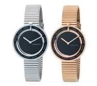 Pierre Cardin Women's Watch with a Timeless Dial, Analog Quartz Watch with a Stainless Steel Bracelet, 3 ATM, 32 mm CMA.00 Silver/Black/Gold/Rose Gold