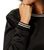 Camicetta estiva da donna Aniston CASUAL, semplice camicetta slip-on, camicia a maniche lunghe 28657116 Nero/Bianco