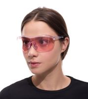 occhiali da sole sportivi adidas da donna occhiali da ciclismo con lenti rosa filtro di protezione UVA e UVB categoria 1 occhiali da vacanza SP0003 0027S trasparenti