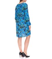 Aniston CASUAL Abito corto da donna estivo a maniche lunghe 36726314 Blu/Verde