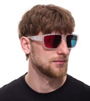Lunettes de soleil adidas Sport pour homme avec verres rouges/oranges et branches transparentes. Lunettes de loisirs SP0008 6126G Transparentes.