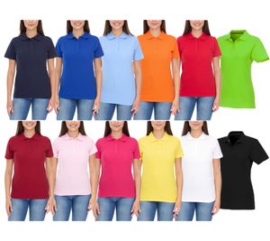 ELEVATE Helios Damen Polo-Shirt Baumwolle Polo-Hemd Pique-Strick 180 g/m² 38107 in Weiß, Rot, Blau, Gelb, Pink, Orange, Grün oder Schwarz