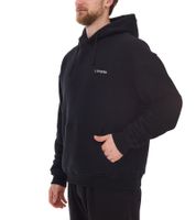 Sweat à capuche pour homme STONES, pull en coton moderne, pull à capuche avec logo brodé, coupe oversize, 400 g/m², marron, beige, noir Sweat à capuche pour homme STONES, pull en coton moderne, pull à capuche avec logo brodé, coupe oversize, 400 g/m², marron, beige, noir