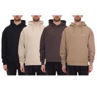 Sweat à capuche pour homme STONES, pull en coton moderne, pull à capuche avec logo brodé, coupe oversize, 400 g/m², marron, beige, noir Sweat à capuche pour homme STONES, pull en coton moderne, pull à capuche avec logo brodé, coupe oversize, 400 g/m², marron, beige, noir
