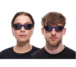 Gafas de sol adidas para hombre y mujer, rectangulares, de espejo, protección UVA y UVB, categoría de filtro 2, ideales para vacaciones EW3550 Negro/Violeta