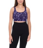 FAYN SPORTS Women's Sports Bra, Marbled Sports Top with Cotton Content, Sportswear, Training Bra, Yoga Bra 34171929 Purple/Gray FAYN SPORTS Women's Sports Bra, Marbled Sports Top with Cotton Content, Sportswear, Training Bra, Yoga Bra 34171929 Purple/Gray