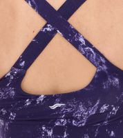 FAYN SPORTS Women's Sports Bra, Marbled Sports Top with Cotton Content, Sportswear, Training Bra, Yoga Bra 34171929 Purple/Gray FAYN SPORTS Women's Sports Bra, Marbled Sports Top with Cotton Content, Sportswear, Training Bra, Yoga Bra 34171929 Purple/Gray