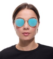 MILLNER Covent Garden Women's Sunglasses Polarized and Mirrored 100% UV 400 Protection Filter Category 3 Holiday Glasses 0020105 Gold/Blue