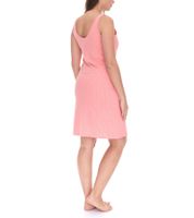 Lot de 2 robes d'été pour femmes ALIFE AND KICKIN et chemise à manches courtes, mini-robe en coton à pois, t-shirt 66118659 rose/blanc