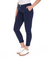 UNITED COLORS OF BENETTON Damen Stoff-Hose Baumwoll-Hose Chino-Hose 29990356 Dunkelblau