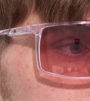 adidas sport women's and men's sunglasses, cycling glasses with pink lenses, jogging glasses, UVA & UVB protection, filter category 1, running glasses, SP0004 0027S Transparent