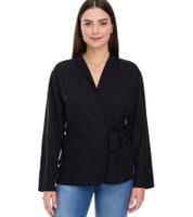 OTTO Women's Business Blazer with Tie, Basic Jacket, Wrap Jacket, Suit Jacket 66126730 Black OTTO Women's Business Blazer with Tie, Basic Jacket, Wrap Jacket, Suit Jacket 66126730 Black