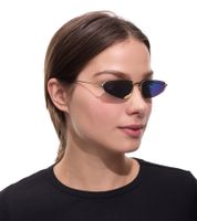 MILLNER Gatwick Women's Sunglasses Polarized or Mirrored 100% UV 400 Protection Category 3 Cat-Eye Sunglasses 002110 Gold/Pink or Gold/Green