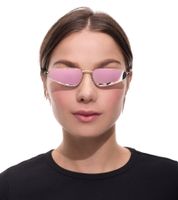 MILLNER Gatwick Women's Sunglasses Polarized or Mirrored 100% UV 400 Protection Category 3 Cat-Eye Sunglasses 002110 Gold/Pink or Gold/Green