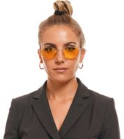 Gafas de sol MILLNER Hilton para mujer, protección 100 % UV 400, filtro categoría 3, gafas de vacaciones 002070 dorado/rosa espejado o dorado/amarillo
