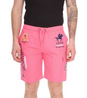 GEOGRAPHICAL NORWAY Quara/Quoyal Men's Swim Trunks with Logo Print, Swim Shorts with Pockets, Swim Shorts, Navy/Pink GEOGRAPHICAL NORWAY Quara/Quoyal Men's Swim Trunks with Logo Print, Swim Shorts with Pockets, Swim Shorts, Navy/Pink