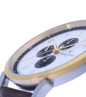 Pierre Cardin Men's Multi-Dial Analog Quartz Watch with Leather Strap 3ATM 44mm in Brown/Gold/Silver or Black/Silver/Blue/Rose Gold Pierre Cardin Men's Multi-Dial Analog Quartz Watch with Leather Strap 3ATM 44mm in Brown/Gold/Silver or Black/Silver/Blue/Rose Gold