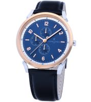 Pierre Cardin Men's Multi-Dial Analog Quartz Watch with Leather Strap 3ATM 44mm in Brown/Gold/Silver or Black/Silver/Blue/Rose Gold Pierre Cardin Men's Multi-Dial Analog Quartz Watch with Leather Strap 3ATM 44mm in Brown/Gold/Silver or Black/Silver/Blue/Rose Gold