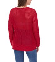 Aniston CASUAL Damen Strick-Pullover mit Baumwollanteil Grobstrick-Pullover Langarm-Shirt 83680609 Rot Aniston CASUAL Damen Strick-Pullover mit Baumwollanteil Grobstrick-Pullover Langarm-Shirt 83680609 Rot