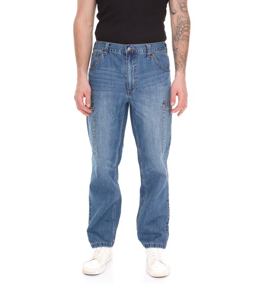 NORTHERN COUNTRY Herren Arbeits-Hose Cargo-Jeans Outdoor-Hose Denim-Hose 55233356 Blau