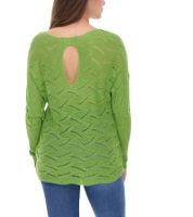 Aniston Damen Langarm-Shirt mit Rücken-Cut-Out Alltags-Pullover Sommer-Shirt 48676348 Grün Aniston Damen Langarm-Shirt mit Rücken-Cut-Out Alltags-Pullover Sommer-Shirt 48676348 Grün
