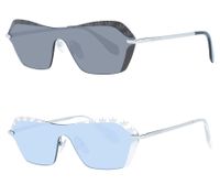 Lunettes de soleil femme adidas, lunettes miroir, lunettes de plage à verres rectangulaires, lunettes sans monture avec logo de la marque, catégorie de filtre 2 ou 3, lunettes de vacances EW351, blanches ou noires Lunettes de soleil femme adidas, lunettes miroir, lunettes de plage à verres rectangulaires, lunettes sans monture avec logo de la marque, catégorie de filtre 2 ou 3, lunettes de vacances EW351, blanches ou noires