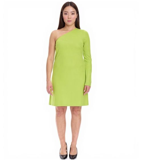 Aniston CASUAL Women's Summer Dress, Fashionable One-Shoulder Mini Dress 71366612 Green