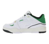Chaussures en cuir véritable PUMA SLIPSTREAM au style rétro. Baskets décontractées aux accents colorés. Chaussures à lacets. 39326601 Blanc/Vert