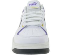 Chaussures en cuir véritable PUMA SLIPSTREAM au style rétro. Baskets décontractées aux accents colorés. Chaussures à lacets. 39326602 Blanc/Violet