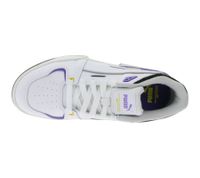 Chaussures en cuir véritable PUMA SLIPSTREAM au style rétro. Baskets décontractées aux accents colorés. Chaussures à lacets 393266 Blanc/Violet ou Blanc/Vert