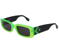 Converse Damen & Herren Sonnenbrille mit UV400-Schutz mit Lichtdurchlässigkeit S2 Urlaubs-Brille SCO228 OVC1 Schwarz/Grün