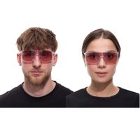 Converse Sonnenbrille mit UV400-Schutz mit Lichtdurchlässigkeit 3 Urlaubs-Brille SCO148 509Y Grau/Rot