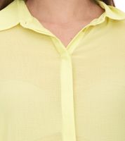 Aniston SELECTED Damen Sommer-Bluse Langarm-Shirt mit Kent-Kragen sommerliche Basic-Bluse Gelb oder Grün Aniston SELECTED Damen Sommer-Bluse Langarm-Shirt mit Kent-Kragen sommerliche Basic-Bluse Gelb oder Grün