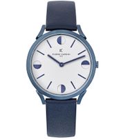 Pierre Cardin Men's Analog Quartz Watch with Leather Strap 3ATM 40mm Black or Blue Pierre Cardin Men's Analog Quartz Watch with Leather Strap 3ATM 40mm Black or Blue