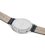 Pierre Cardin Men's Analog Quartz Watch with Leather Strap 3ATM 40mm Black or Blue Pierre Cardin Men's Analog Quartz Watch with Leather Strap 3ATM 40mm Black or Blue