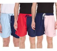 Short de bain homme Pierre Cardin, short de bain tendance LA205027 rouge/marine, marine/rose ou bleu