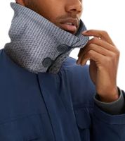 Herren Übergangs-Jacke mir gerippten Details schlichte Alltags-Jacke 904745 Blau/Grau